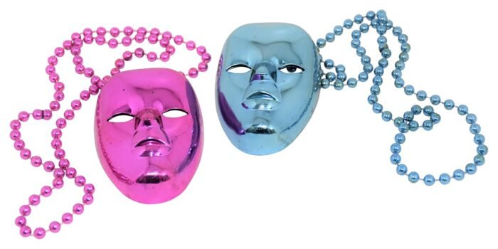 1 pcs Scream Mask Horror Film Charm, Halloween Pendant with Chain, Halloween Prop for Halloween Dress up, Halloween Neckless (Random Color) - Image 3