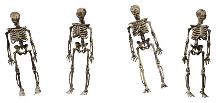 Halloween Skeleton Garland, 3D Halloween Hanging, 3D Skeleton Hanging, Halloween Decoration, Halloween Party Supply - Image 3