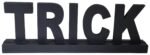 3D Trick Letters Wooden Sign Halloween Table Decoration, Halloween Theme Party Desktop Ornament