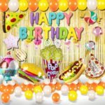 MPS MY PARTY SUPPLIERS® 1Pc Happy Birthday Letter Foil Balloon Happy Birthday Balloon Banner with Ribbon Straw, 16 Inch Alphabet Letters balloons for Wall Backdrop Birthday Decor ideas - Image 11