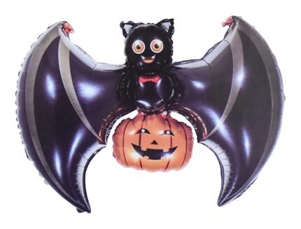 MPS MY PARTY SUPPLIERS® 1pc Halloween Bat Foil balloon Halloween theme foil balloons decorations Kids halloween party supplies