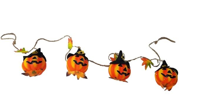 1.2m Halloween Pumpkin Banner Garland Hanging Decoration Halloween Party Favors Supplies - Image 2