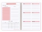 MPS MY PARTY SUPPLIERSĀ® 1pc Pink Weekly Planner Non-dated, To Do List Notebook Tear-Off Sheets Notepad Day or Work Organizer, Scheduler for Goals, Tasks, Ideas Ideal for Home Office Fancy Stationery Items - Image 3
