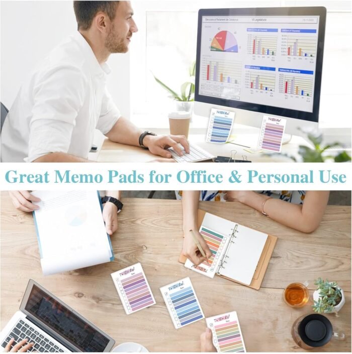 MPS MY PARTY SUPPLIERS® 1pc To Do List Sticky Notes, 50 Sheets Self-Stick Colors Sticky Notes, Portable to Do List Planner, Daily to Do List Checklist Notepad for Office Home School Planning Supplies - Image 7