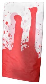 Halloween Tablecloth Halloween Table Cloth Blood Pattern Horror Theme Table Cover Suitable for Halloween Decoration Details - Image 3