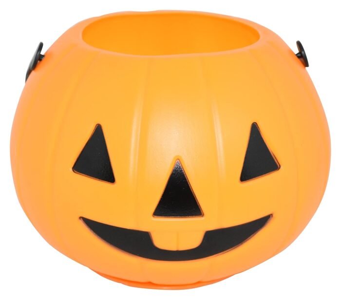 Rotating Music Light Up Trick or Treat Halloween Pumpkin Buckets Large Candy Lantern Basket for Kids Halloween Party Decoration - Image 5