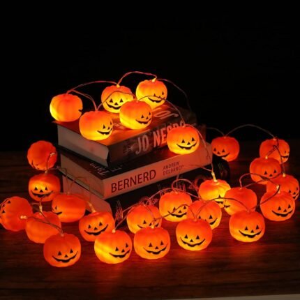 MY PARTY SUPPLIERS Halloween Pumpkin Lights Lanterns Battery Powered Pumpkin