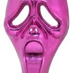 Metallic Full Face Color Face Mask for Halloween, Xmas Party, Birthday Party, Bachelor Party, Adult Party for Men and Women Masquerade Ball Mask (1 pcs)