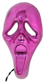 Metallic Full Face Color Face Mask for Halloween, Xmas Party, Birthday Party, Bachelor Party, Adult Party for Men and Women Masquerade Ball Mask (1 pcs)