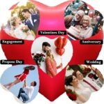 MPS MY PARTY SUPPLIERSĀ® 1pc 63inch Jumbo Heart Shaped Balloon Huge Red Heart Foil Balloons for Valentines Day Engagement Wedding Anniversary Birthday Decoration Love Theme Large heart foil Balloons - Image 6
