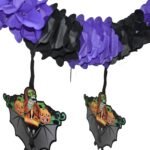 My Party Suppliers 3D Spooky Halloween Honeycomb Chain Banner, Halloween Decorations, Halloween Pumpkin Decorations, Halloween Party Decorations, Halloween Garland