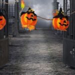 1.2m Halloween Pumpkin Banner Garland Hanging Decoration Halloween Party Favors Supplies