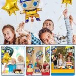 MPS MY PARTY SUPPLIERS® Set of 5 Goku Dragon Ball Z Foil Balloons kit for Birthday Decoration, Superhero Theme Party Item, Balloons for kids Party With Silver Star, Anime Cartoon Foil Balloon - Image 7