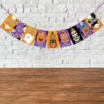 MPS My Party Suppliers 1pc Happy Halloween Bunting Banner, Trick or Treat Banner Garland, Halloween Garland, Halloween Paper Hanging, Halloween Hanging Decoration, Halloween Banner Design Decoration - Image 2