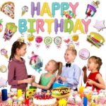 MPS MY PARTY SUPPLIERS® 1Pc Happy Birthday Letter Foil Balloon Happy Birthday Balloon Banner with Ribbon Straw, 16 Inch Alphabet Letters balloons for Wall Backdrop Birthday Decor ideas - Image 13