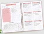 MPS MY PARTY SUPPLIERSĀ® 1pc Pink Weekly Planner Non-dated, To Do List Notebook Tear-Off Sheets Notepad Day or Work Organizer, Scheduler for Goals, Tasks, Ideas Ideal for Home Office Fancy Stationery Items - Image 4