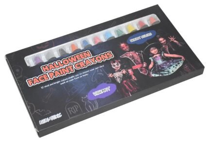 Halloween face paint cryons ,The Dark Face Body Paint,Washable Neon Face Body Paint,Black Light Face Makeup for Party Halloween Christmas Cosplay Masquerade