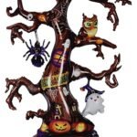 MPS MY PARTY SUPPLIERS® 1pc Self-Standing Haunted Tree Halloween Foil Balloons Giant Scary Halloween Character Ghost, Pumpkin, Skeleton Balloons Halloween Party Floor Decoration ideas
