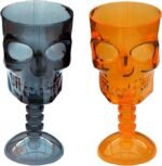 1pc Halloween Skull Goblet Skeleton Claw Cup Drinking Container for Glowing Bar Party Favors, Halloween Glasses, Halloween Tableware, Halloween Drinking Glass (Random Colors) - Image 9
