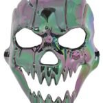 Holographic Scary Halloween Mask, Halloween Face Mask, Halloween Costumes Cosplay Props Accessories, Skeleton Mask for Men/Women, Halloween Costume Mask