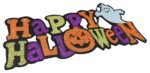 Happy Halloween Ghost Pumpkin Decoration,Halloween Pumpkin Ornament, Halloween Hanging Decorations,Wreath Wall Decor Indoor Outdoor Halloween Decor, Happy Halloween Banner - Image 2