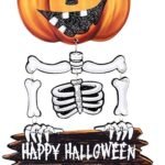 Happy Halloween Glitter Pumplin Hanging,Halloween Pumpkin Ornament, Indoor Outdoor Haunted House Party Hanging Pendant,Halloween Decoration Trick or Treat Theme, Jack o Lantern Decoration
