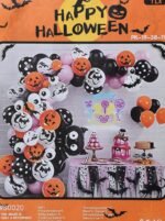 Scary Halloween Decorations Set Halloween Balloons Confetti Balloons Bat Decorations Bat Foil Balloons for Halloween Party Decorations, Spooky Birthday - Image 2