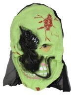 1 pcs Glow in Dark Halloween Mask,Scary Halloween Masks for Adults, Horror Novelty Realistic Full Head Latex Mask Halloween Costumes Cosplay Props Accessories Devil face mask - Image 6
