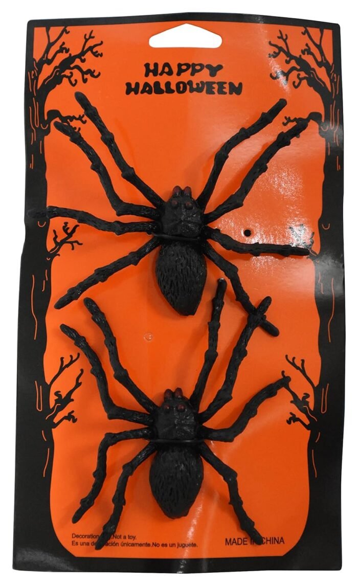 Halloween Decoration Spiders Fake Tiny Spiders Terror Prank Props for Home and Party Decorations (Set of 2) - Image 2