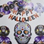 Jagmag® Dead Man Halloween Balloon Arch Garland Kit, Halloween Decoration Balloon Set,Spider Aluminum Balloons, Halloween Party, Decoration, Photography Background