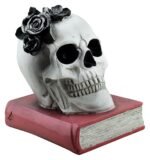 Big Size 1 Piece Halloween Skull Skeleton Books Halloween Horror Skull Ornament Garden Yard Lawn Decoration Festival Prank Crafts/Cracked Skull/Halloween Decorations Skull - Image 2