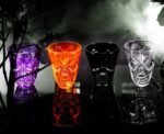 Halloween Party Favor Shot Glasses/Skull Shot Glass/Reusable Halloween Whiskey Shot Glasses (Random Colors 4 pcs) - Image 4