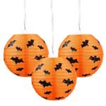 Halloween LED Paper Lantern/LED Halloween Party Decoration Lantern - Set of 3 (Random Prints) - Image 2