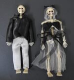 2 x Skeleton Bride Groom Decor - Day of The Dead Couple Skeleton, Halloween Party Decorations, Skeletons for Halloween Decoration, Graveyard Decorations, Haunted House Accessories - Image 4