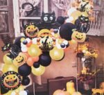 Halloween Balloon Arc ,Halloween Decorations Item Balloons Garland Kit - Spooky Balloon Decoration Set for Halloween Party Decorations Supplies , Halloween Decoration