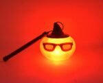 1pcs Portable Lantern Kids Decor Halloween Decor Halloween Party Light up Pumpkin Lantern Halloween Pumpkin Light Halloween Lantern Orange Halloween Pumpkin Decorations Decorate Props - Image 2