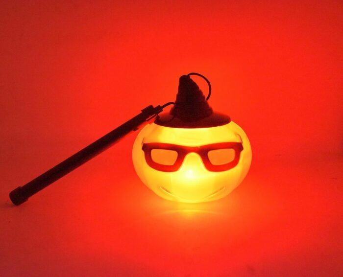 1pcs Portable Lantern Kids Decor Halloween Decor Halloween Party Light up Pumpkin Lantern Halloween Pumpkin Light Halloween Lantern Orange Halloween Pumpkin Decorations Decorate Props - Image 2