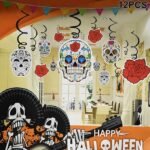 My Party Suppliers Halloween Swirl/Dangler for Decoration -Set of 12