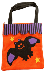 Halloween Bat Bag for Candy Goody Bags |Trick or Treat Halloween Candy Baskets| Halloween Pumpkin Treat Bag Trick Or Treat Halloween Basket | Party Accessories Props Felt Fabric