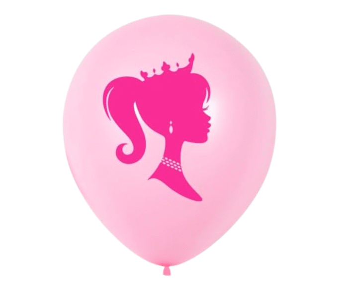 MPS My Party Suppliers 10pcs Barbie Theme latex Balloons for Birthday Decoration, Princess Theme Party, Balloons for girls Party Decoration, Cartoon latex Balloon, Barbie doll Princess balloons - Image 6