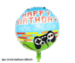 MPS My Party Suppliers Set of 4 Super Mario Foil Balloon for Birthday Decoration, Game Theme Party, Balloons for kids Party Decoration, Cartoon Foil Balloon, mario balloon - Image 2