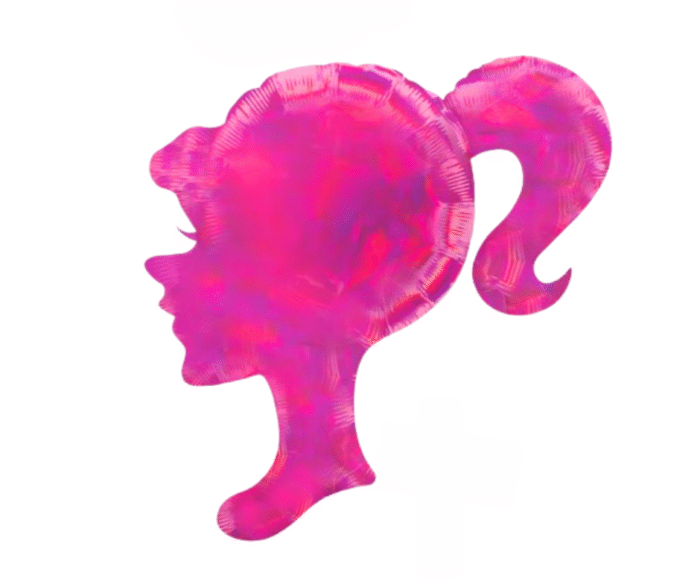 MPS My Party Suppliers Set of 6 Barbie Theme Foil Balloon for Birthday Decoration, Princess Theme, Balloons girls Party, Barbie Balloon Set for girls, Barbie doll Princess balloon, barbie pink balloon - Image 2