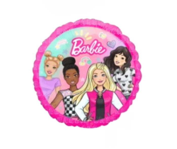 MPS My Party Suppliers Set of 6 Barbie Theme Foil Balloon for Birthday Decoration, Princess Theme, Balloons girls Party, Barbie Balloon Set for girls, Barbie doll Princess balloon, barbie pink balloon - Image 4