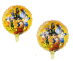 MPS MY PARTY SUPPLIERSĀ® Set of 5 Goku Dragon Ball Z Foil Balloons kit for Birthday Decoration, Superhero Theme Party Item, Balloons for kids Party With Blue Star balloon, Anime Cartoon Foil Balloon - Image 3