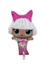 MPS MY PARTY SUPPLIERS® Set of 2 lol surprise doll foil balloons for decoration, cartoon princess doll theme foil balloons, lol doll balloon garland, doll Balloons for Girls Party - Image 5