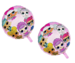 MPS MY PARTY SUPPLIERSĀ® Set of 5 lol surprise doll foil balloons for decoration, cartoon princess doll theme balloons, lol doll balloon garland, doll balloons for Girls Party - Image 4