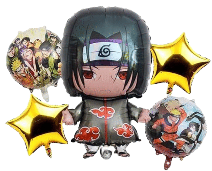 MPS MY PARTY SUPPLIERS® Set of 5 Goku Dragon Ball Z Foil Balloons kit for Birthday Decoration, Superhero Theme Party Item, Balloons for kids Party With Golden Star, Anime Cartoon Foil Balloon - Image 3