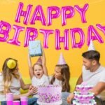 MPS MY PARTY SUPPLIERS®13Pcs 16inch Multicolor with Heart Printed Happy Birthday Letter Foil Balloons Decoration for Birthday Foil balloons for birthday decoration Balloon Set for Decoration (13Pcs 16inch)