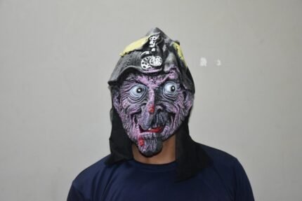 Pink Witch Rubber Face Mask