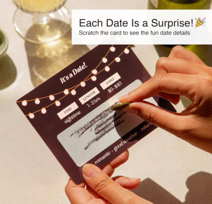 MPS MY PARTY SUPPLIERS® Fun & Romantic Date Night Ideas – Surprise Challenges, Conversation Starters, and Activities – Couples Gift for Anniversary, Valentine’s Day, or at-Home Dates - Image 5